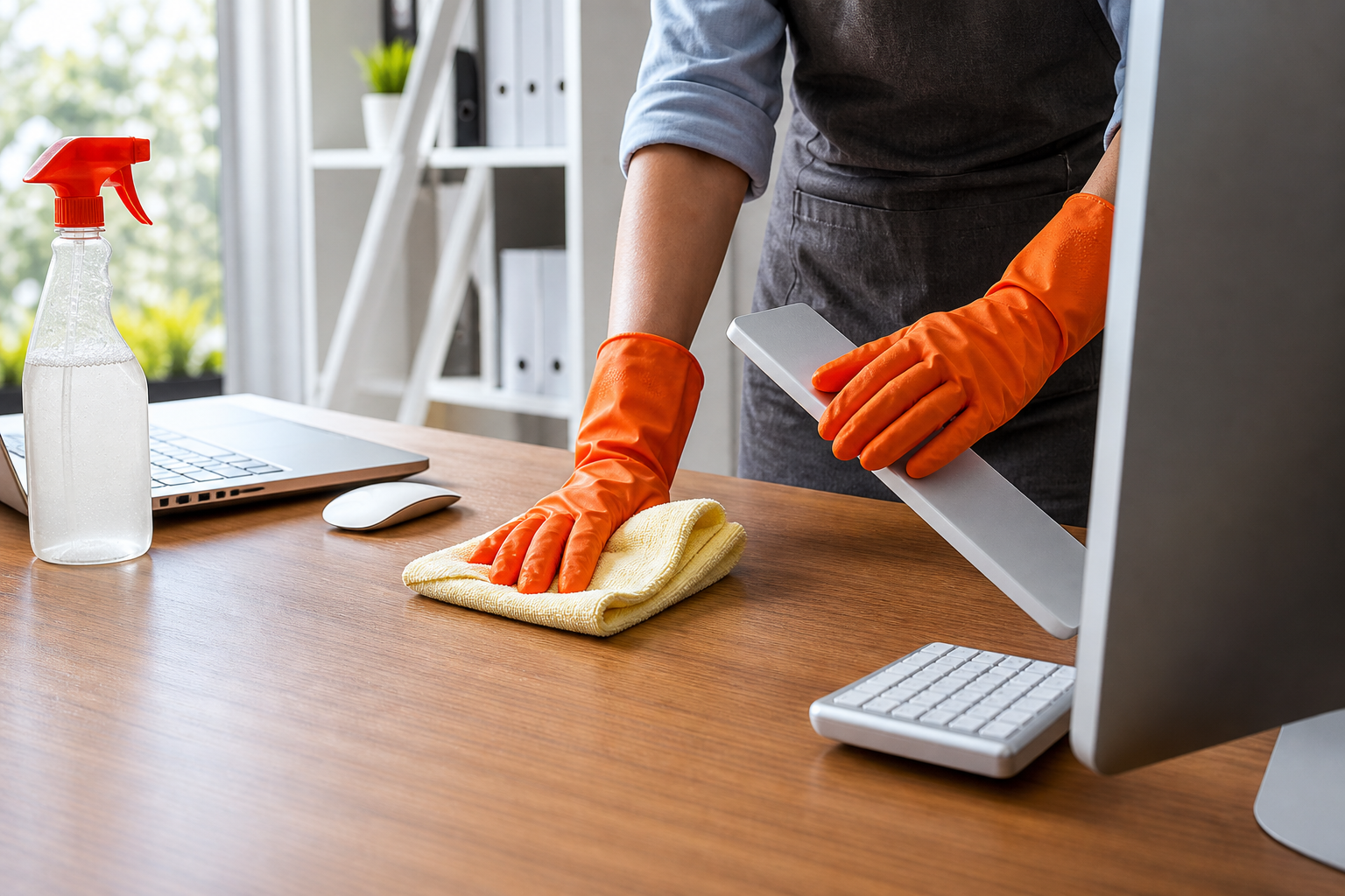 Carefully cleaned surfaces